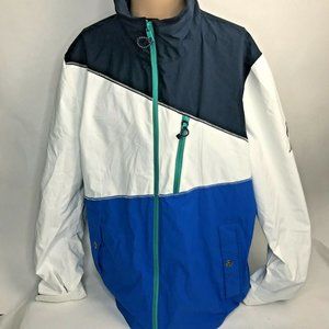 Vintage Nautica Multi-Color Sailboat Windbreaker